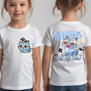 Kpop Demon Hunters Derpy the Tiger Graphic T-shirt for kids
